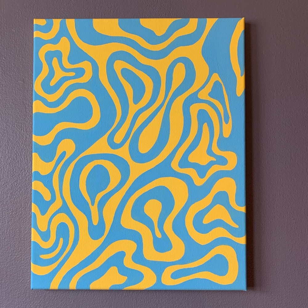 Groovy Retro Painting